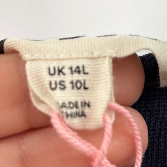 Boden Short Sleeve T Shirt Dress Navy Size 10 - Picture 3 of 8